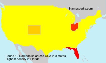 Surname Darkadakis in USA