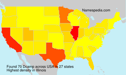 Surname Dcamp in USA