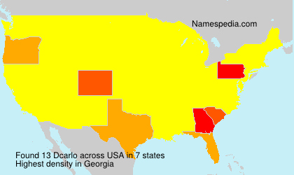 Surname Dcarlo in USA