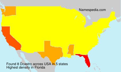 Surname Dcastro in USA
