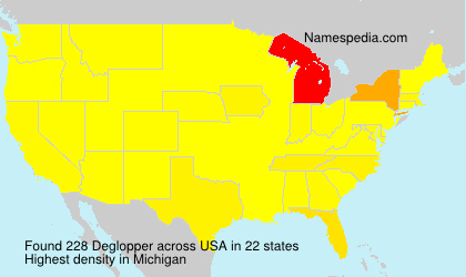 Surname Deglopper in USA Surname Deglopper in USA
