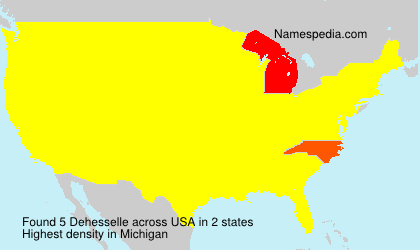 Surname Dehesselle in USA Surname Dehesselle in USA