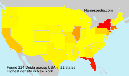 Surname Deida in USA