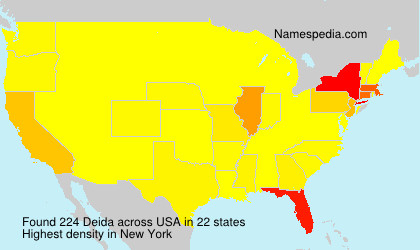 Surname Deida in USA Surname Deida in USA