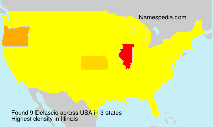 Surname Delascio in USA