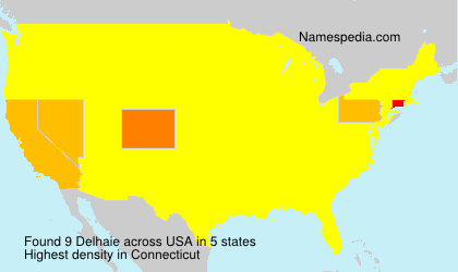 Surname Delhaie in USA