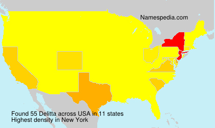 Surname Delitta in USA