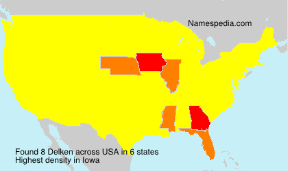 Surname Delken in USA Surname Delken in USA