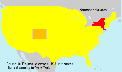 Surname Dellasalle in USA