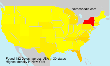 Surname Delosh in USA