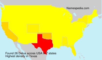 Surname Delua in USA