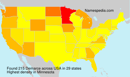 Surname Demarce in USA Surname Demarce in USA