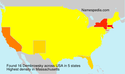 Surname Dembrowsky in USA Surname Dembrowsky in USA