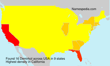 Surname Demirkol in USA