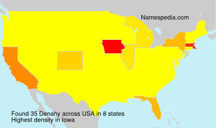 Surname Denahy in USA