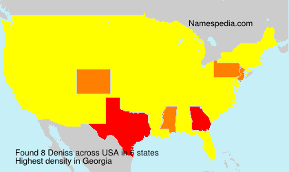 Surname Deniss in USA