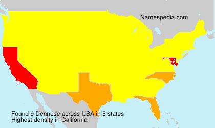 Surname Dennese in USA Surname Dennese in USA