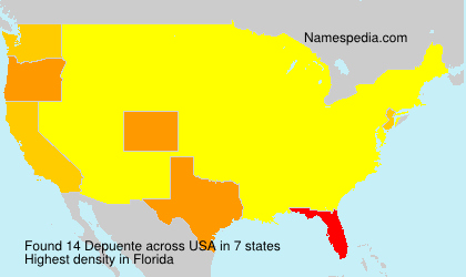 Surname Depuente in USA