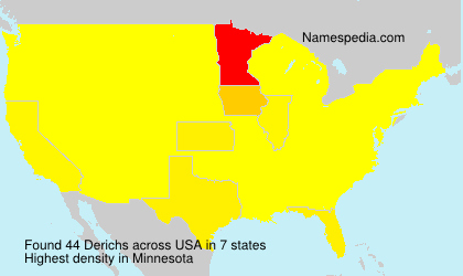 Surname Derichs in USA