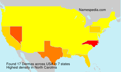 Surname Dermas in USA