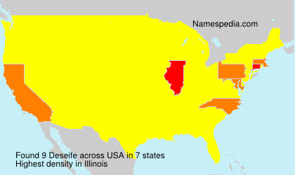 Surname Deseife in USA Surname Deseife in USA