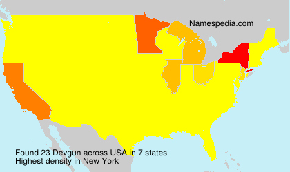 Surname Devgun in USA