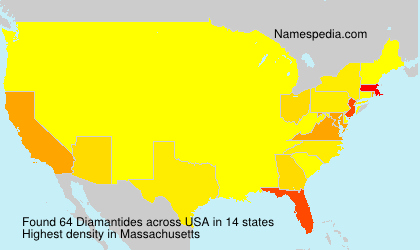 Surname Diamantides in USA