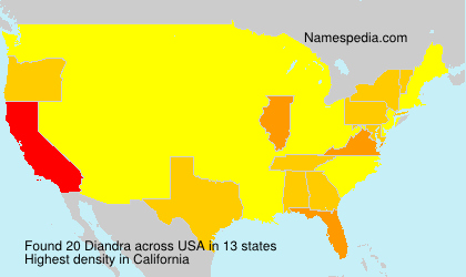 Surname Diandra in USA Surname Diandra in USA