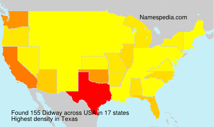 Surname Didway in USA Surname Didway in USA