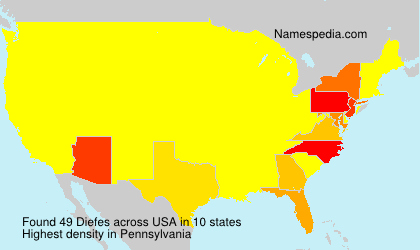 Surname Diefes in USA Surname Diefes in USA