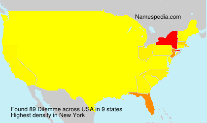 Surname Dilemme in USA