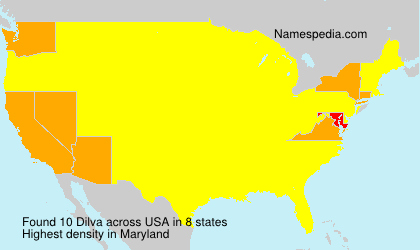 Surname Dilva in USA