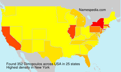 Surname Dimopoulos in USA