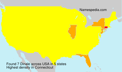 Surname Dinale in USA