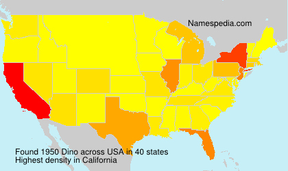 Surname Dino in USA