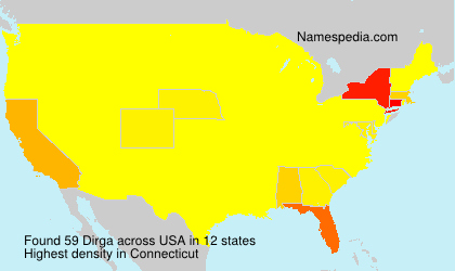 Surname Dirga in USA