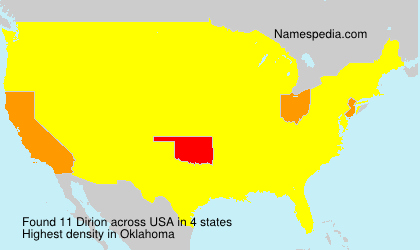 Surname Dirion in USA Surname Dirion in USA