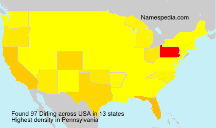 Surname Dirling in USA