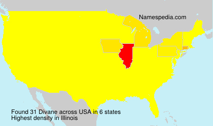 Surname Divane in USA
