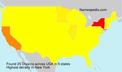 Surname Diyarza in USA Surname Diyarza in USA