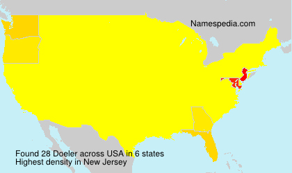 Surname Doeler in USA