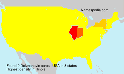 Surname Dokmanovic in USA