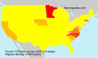 Surname Dolzer in USA