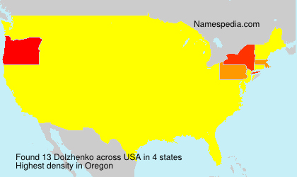 Surname Dolzhenko in USA