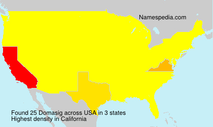 Surname Domasig in USA Surname Domasig in USA