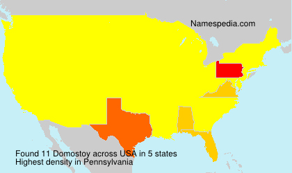 Surname Domostoy in USA