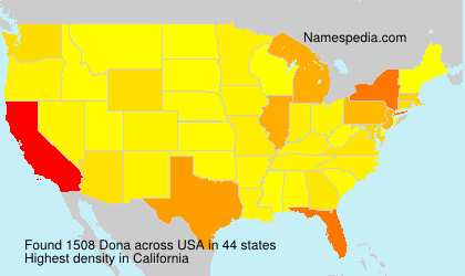 Surname Dona in USA