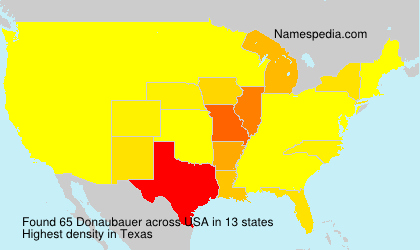 Surname Donaubauer in USA