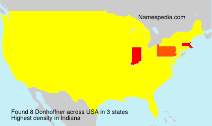 Surname Donhoffner in USA Surname Donhoffner in USA