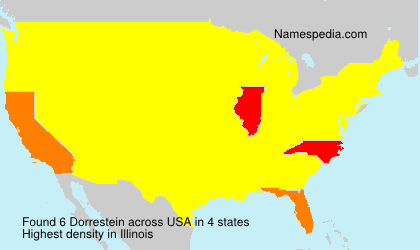 Surname Dorrestein in USA Surname Dorrestein in USA